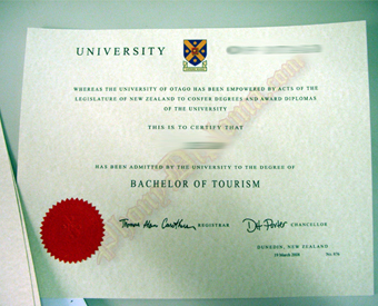 International New Zealand Fake Diploma With Embossed Red Seal